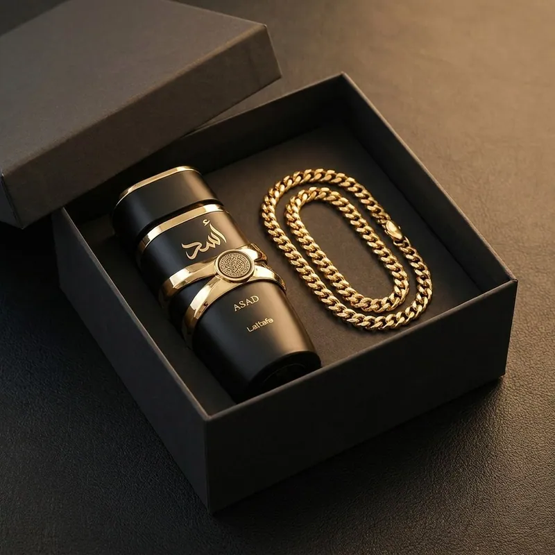 Executive Silver · Set Lattafa Asad, foto de FIRST CLASS